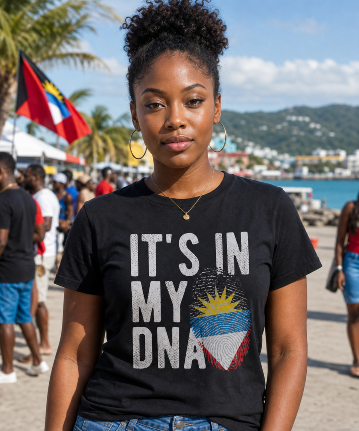 "IT'S IN MY DNA" Antigua Tee