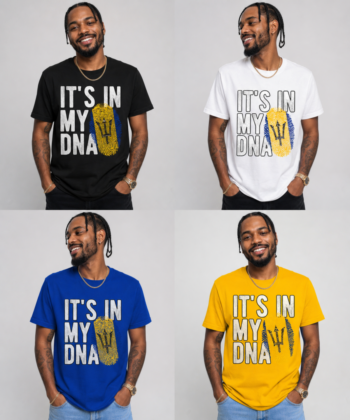"IT'S IN MY DNA" Barbados Tee