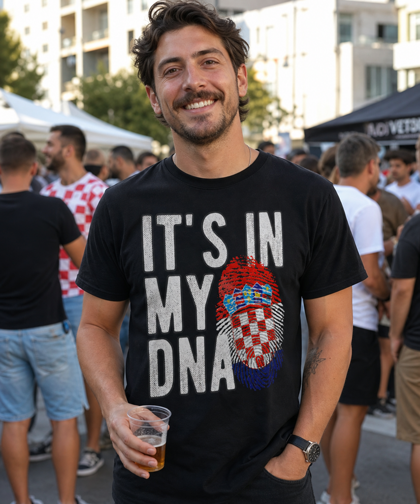 "IT'S IN MY DNA" Croatia Tee