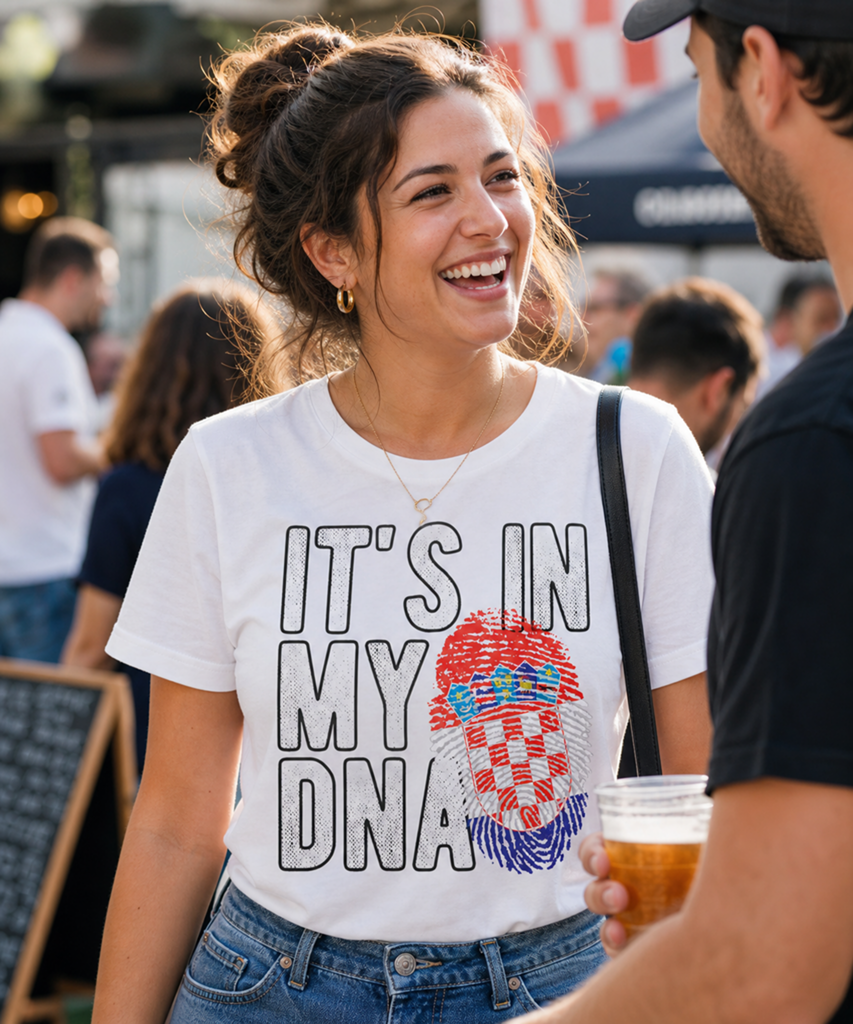"IT'S IN MY DNA" Croatia Tee