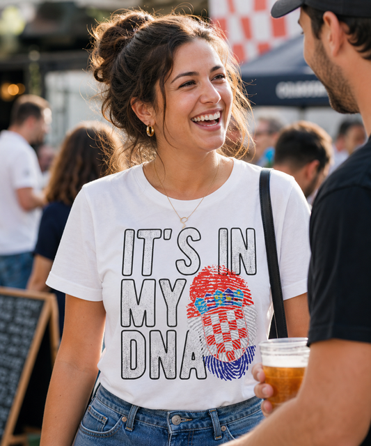 "IT'S IN MY DNA" Croatia Tee