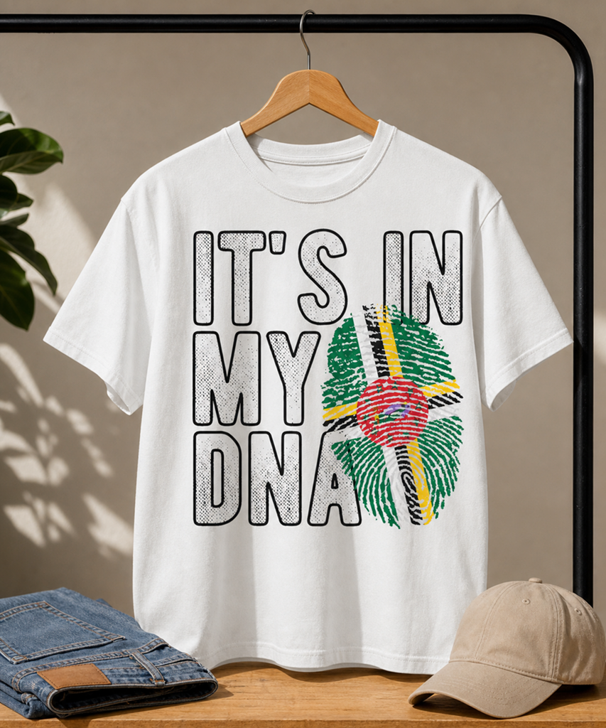"IT'S IN MY DNA" Dominica Tee