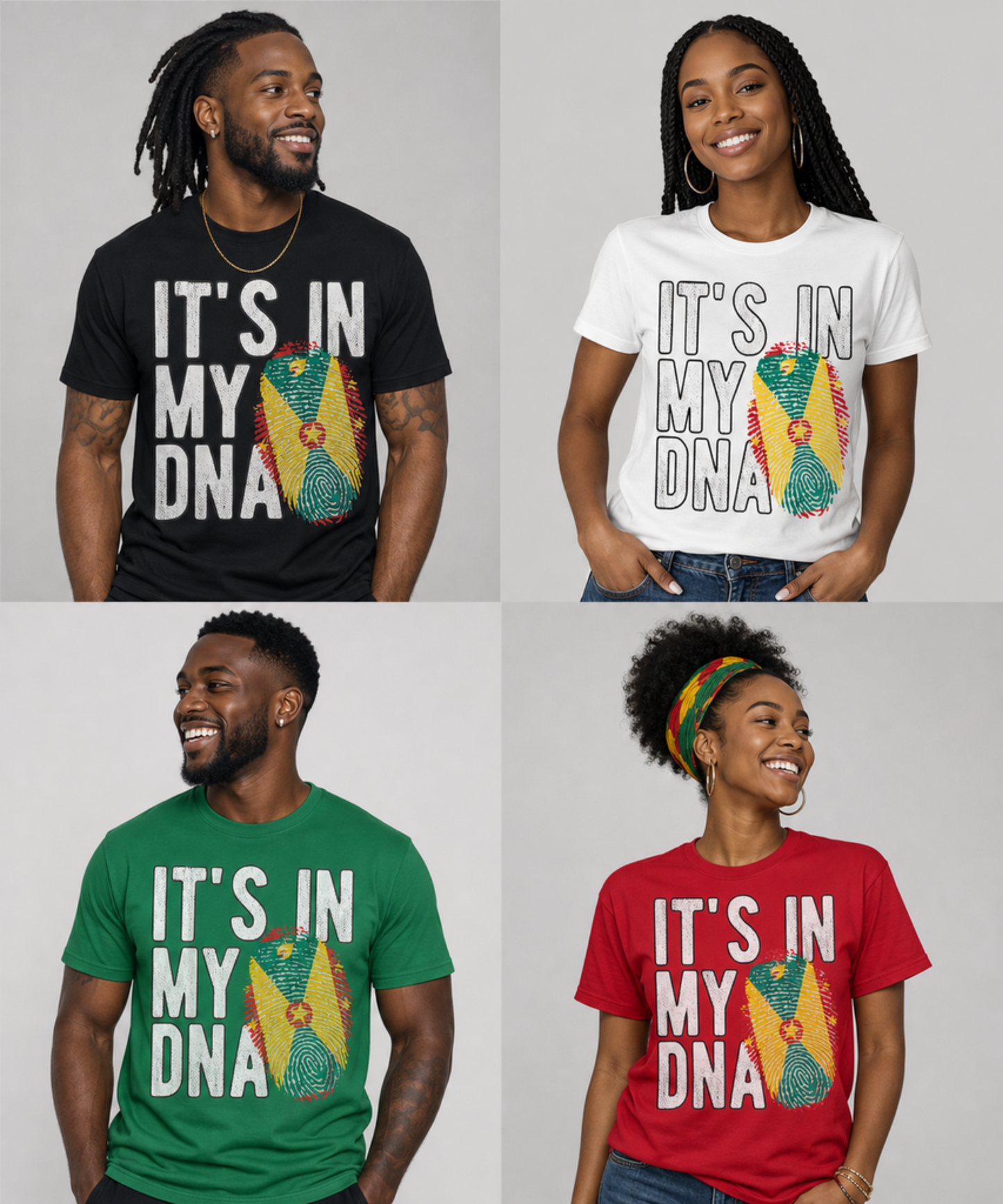 "IT'S IN MY DNA" Grenada Tee