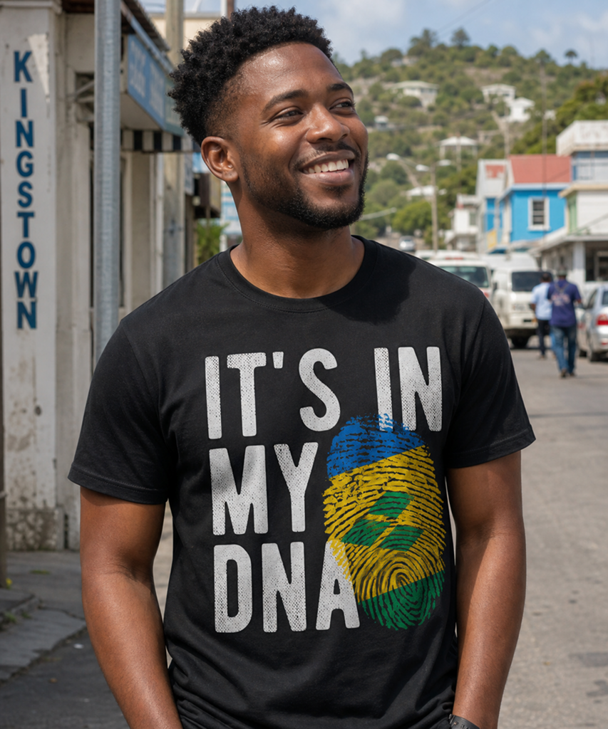 "IT'S IN MY DNA" St Vincent Tee