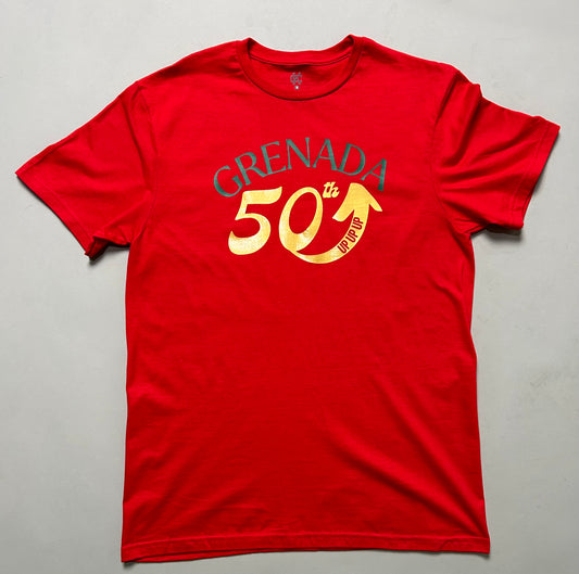 Grenada 50th Up, Up, Up (Red)