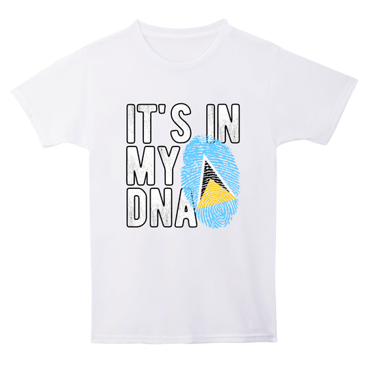 "ITS IN MY DNA" Saint Lucia Tee